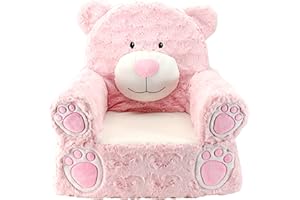 Animal Adventure | Sweet Seats | Pink Bear Children's Plush Chair