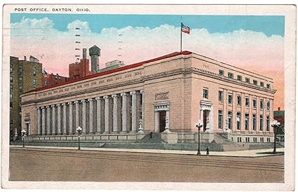Amazon Com Post Office Dayton Ohio Vintage Original Postcard 0917 December 1928 Toys Games