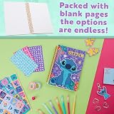 Disney Stitch DIY Journal Kit A5 Notebook Stickers Pens Arts Crafts view 3