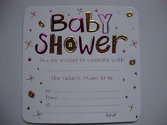 luxury baby shower invitations