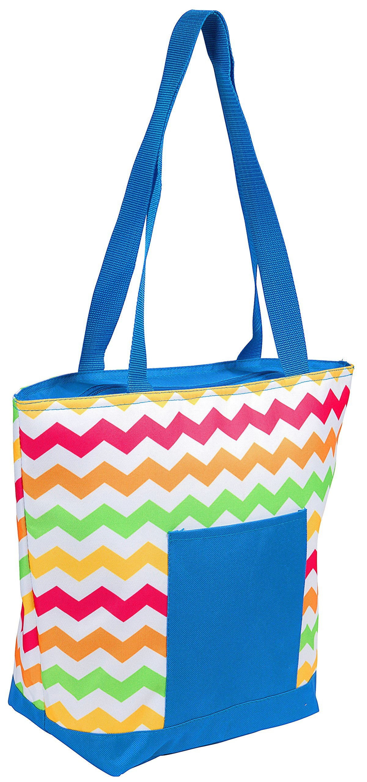 Maypole Bright Summer Beer Cooler Picnic Bags Insulated Picnic hamper Trolley Beach Bags (15 Litre Cooler Bag)