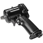 Mueller-Kueps EQ-294 112 Black 1/2" Ultra Short Impact Wrench (XS)