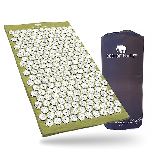 Bed Of Nails Acupressure Mat Green Amazon.co.uk Health & Personal Care