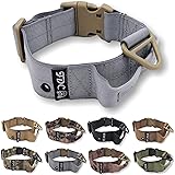 Heavy Duty Dog Tactical Collar with Handle 1.5in