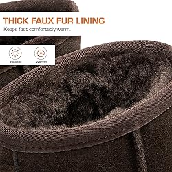 DREAM PAIRS Snow Boots for Women Genuine Suede Faux