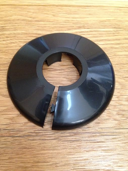 Talon Black Plastic Pipe Cover pk of 2 For 22mm Pipe Amazon.co.uk DIY