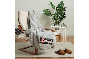 FOCO NFL Team Color Big Logo Cloud Sherpa Blanket 60" x 70"