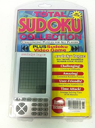 Electronic Handheld Sudoku Number Logic Puzzle