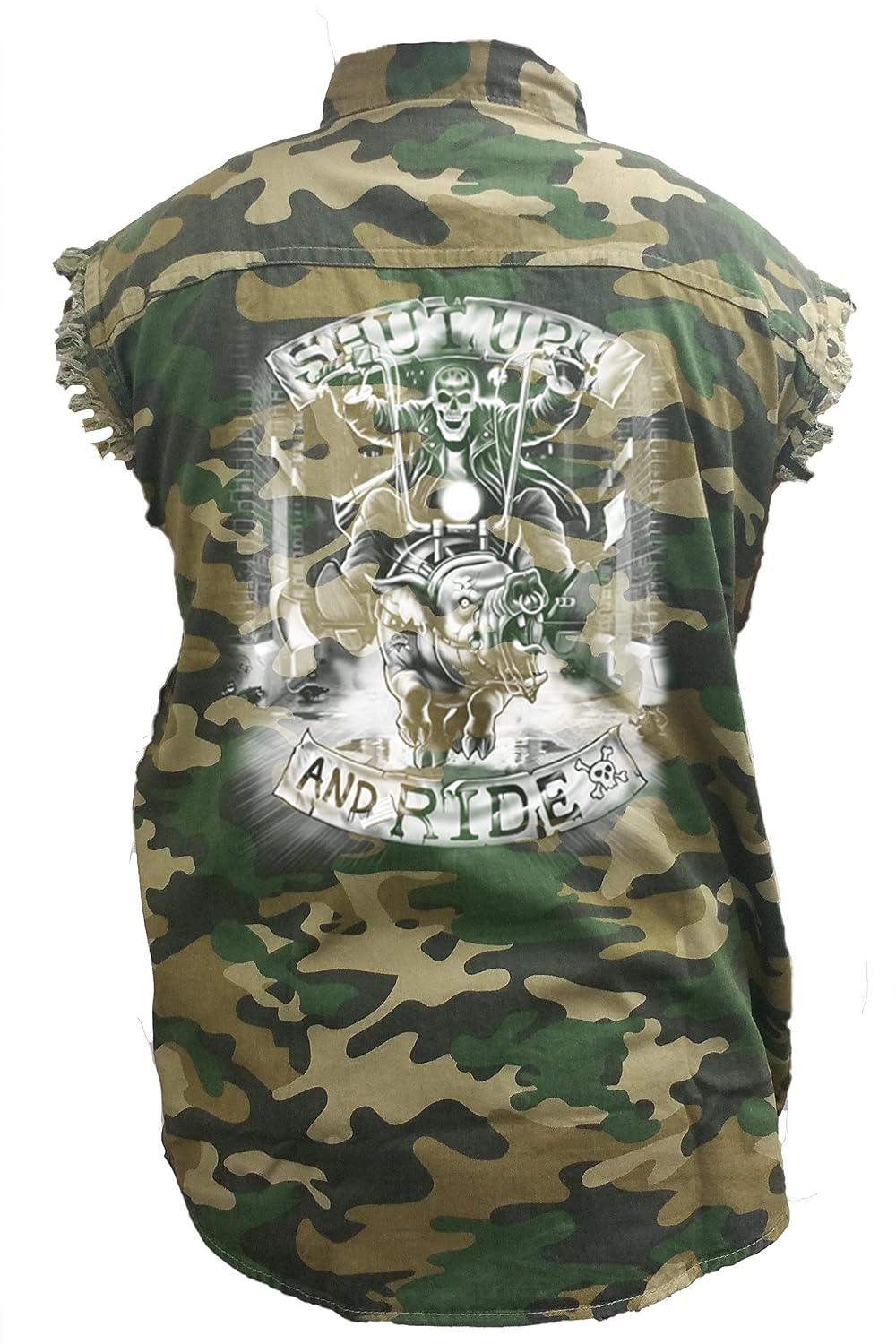 Drive Hog Bike Denim Vest 