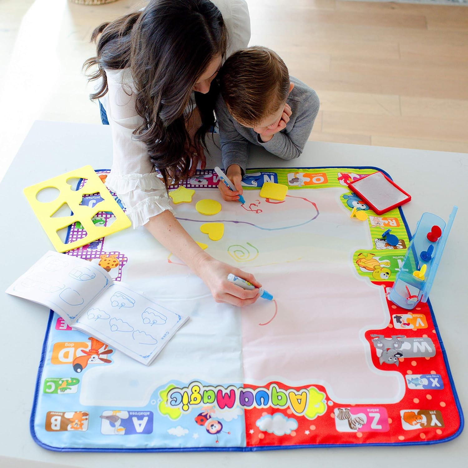 Amazon Com Aynat Fun Aqua Doodle Mats For Kids Water Coloring