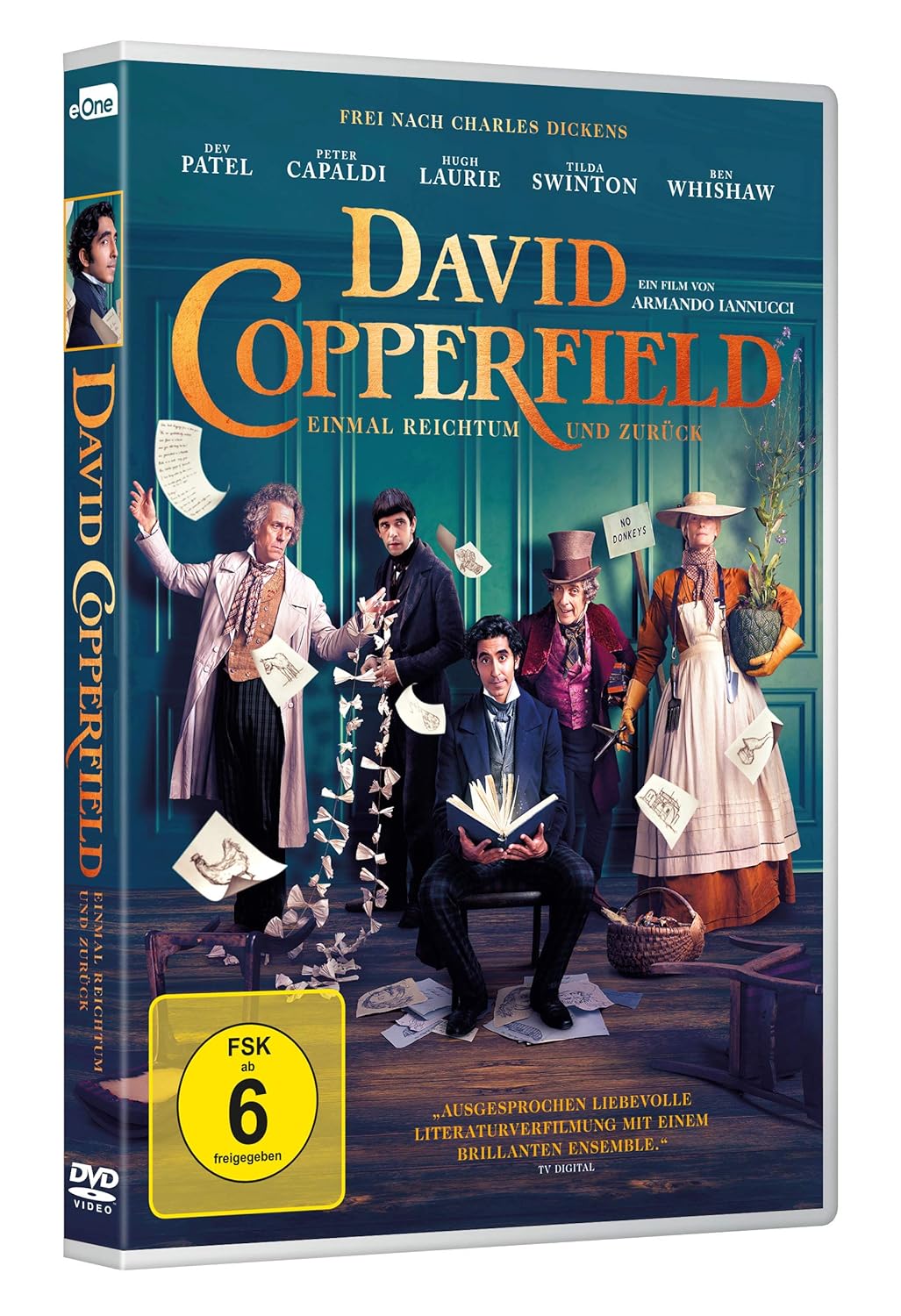 David Copperfield Einmal Reichtum Und Zuruck Amazon De Dev Patel Peter Capaldi Hugh Laurie Tilda Swinton Ben Whishaw Aneurin Barnard Morfydd Clark Daisy May Cooper Rosalind Eleazar Paul Whitehouse Charles Dickens Christopher