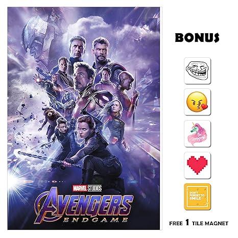 Amazoncom Movie Poster Avengers Endgame 2019 13 In X 19