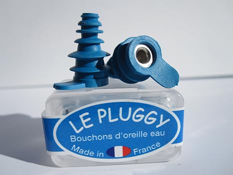 Auricular Plug Le Pluggy Bouchons Doreille Souple Bioflex Adultes Et Enfants Dès 7 Ans Piscine Mer Bain Surf Natation Sports