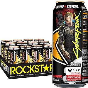 Rockstar Energy Drink, Original, 16oz Cans (12 Pack) (Packaging May Vary)