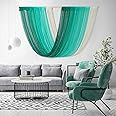 EISKBC Macrame Wall Hanging Nature Cotton, Large Macrame Tapestry Wall Decor, Woven Yarn Tassel Tapestry Wall Art, Bohemian Style Home Decor For Living Room And Bedroom 58''L*33''H(Green)