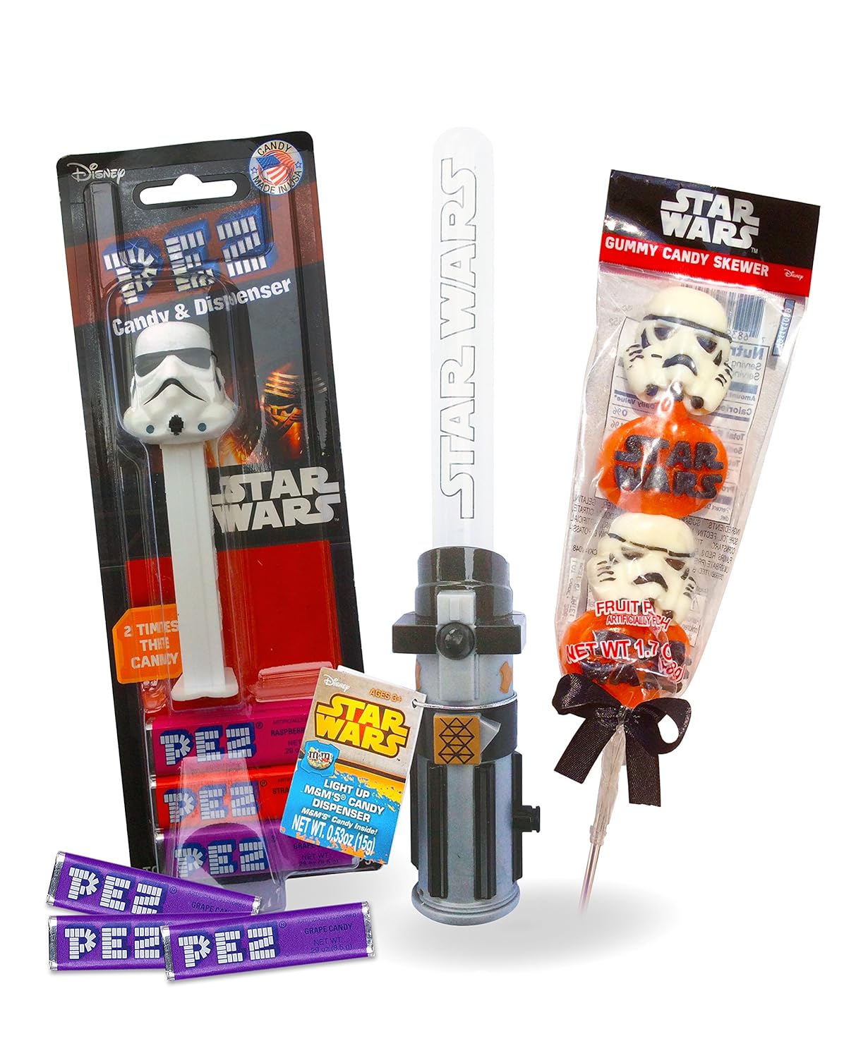 Star Wars Gift Pack Stormtrooper Candy with Light Wand