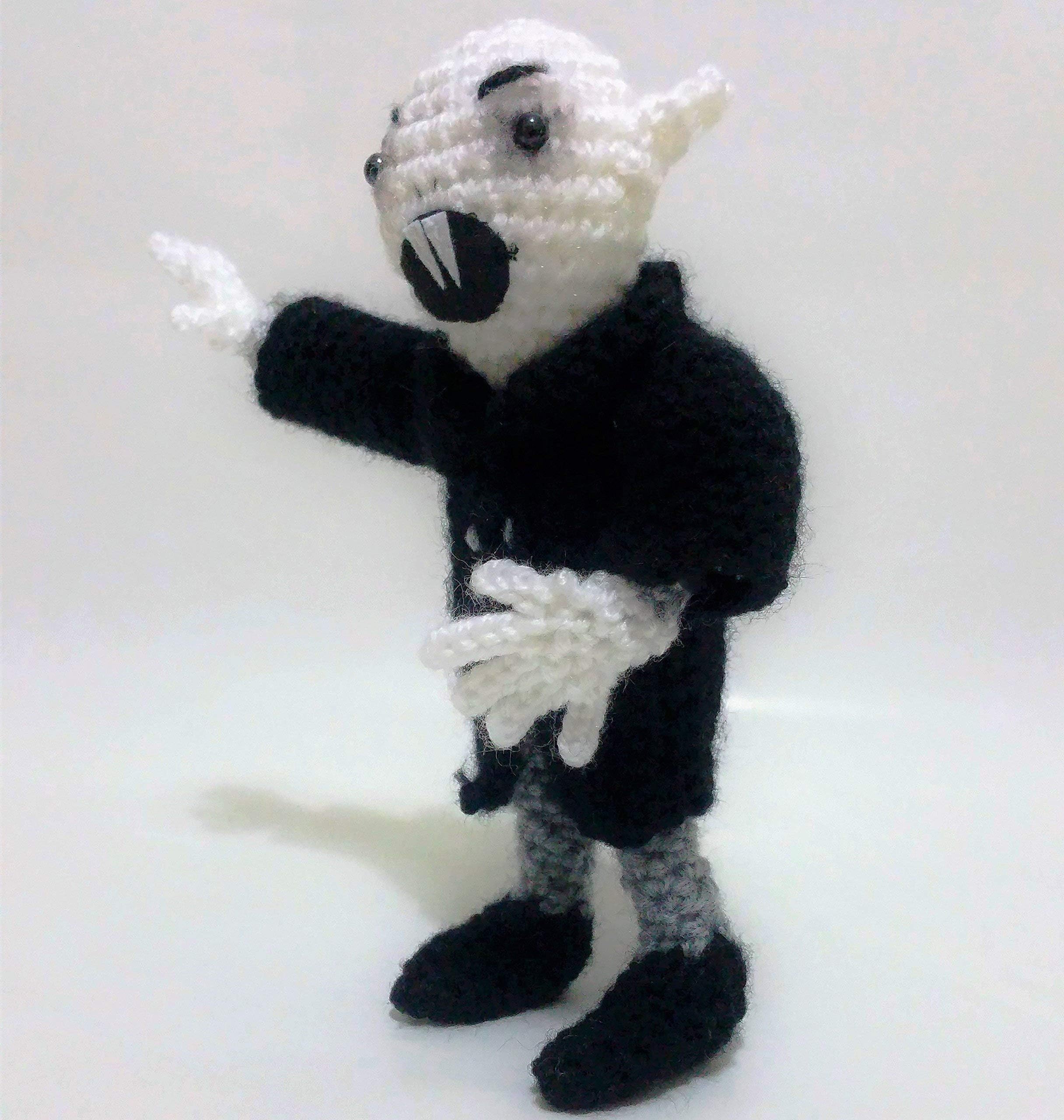 Nosferatu amigurumi doll