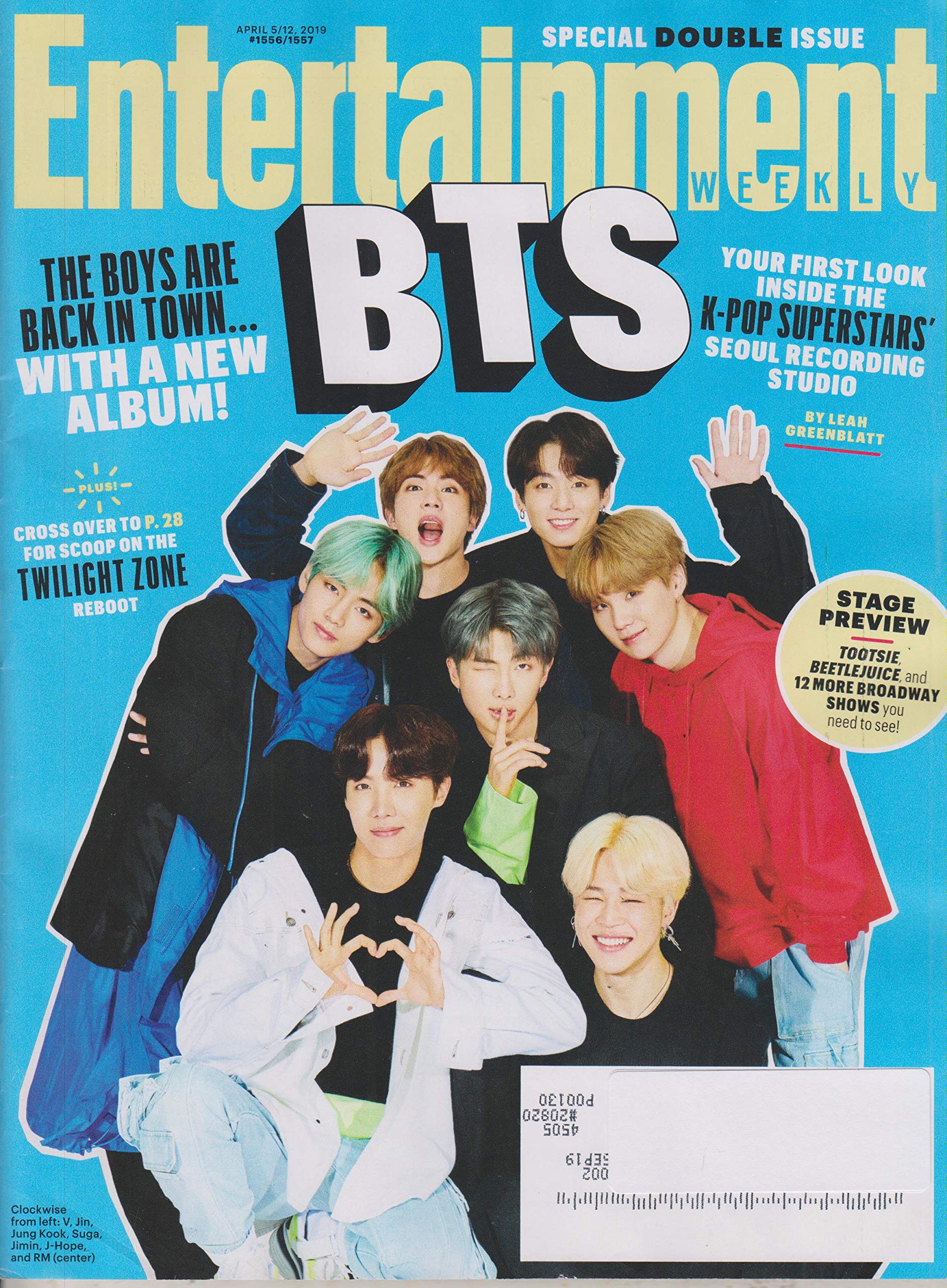Entertainment Weekly April 512 2019 Bts The Boys Are Back In Town