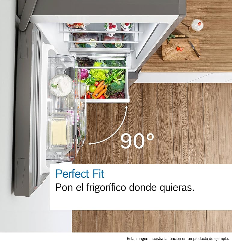 , Frigorífico combinado, 186 x 60 cm, Acero inoxidable, KGN36VIBT
