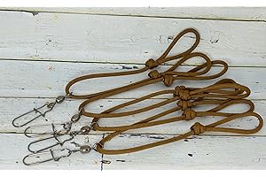 LIFELINE Hauler Add-on Call Twin Loops - Duck Goose Call Lanyard Add-on - Coyote Brown - Made in USA -4/pack