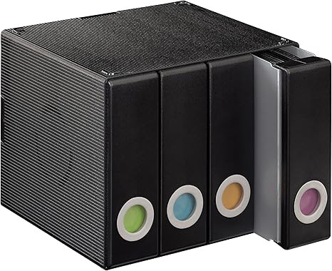 Hama - Caja con Estuches clasificadores CD/DVD para 96 Discos: Amazon.es: Informática