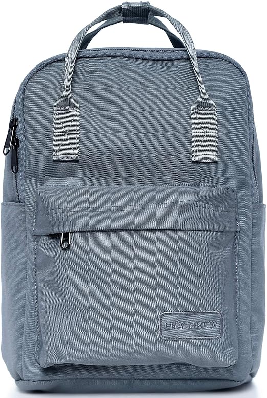 lily & drew lightweight canvas backpack