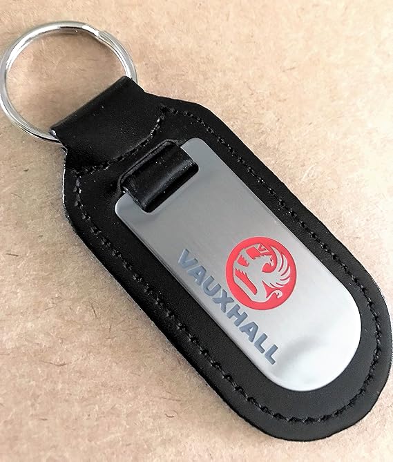 Vauxhall Keyring Genuine Leather Keyring Keyfob Amazon.co.uk Car