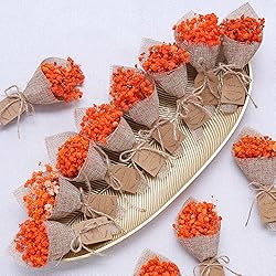 20-Piece Set Mini Magnet Dried Flowers Bouquet for