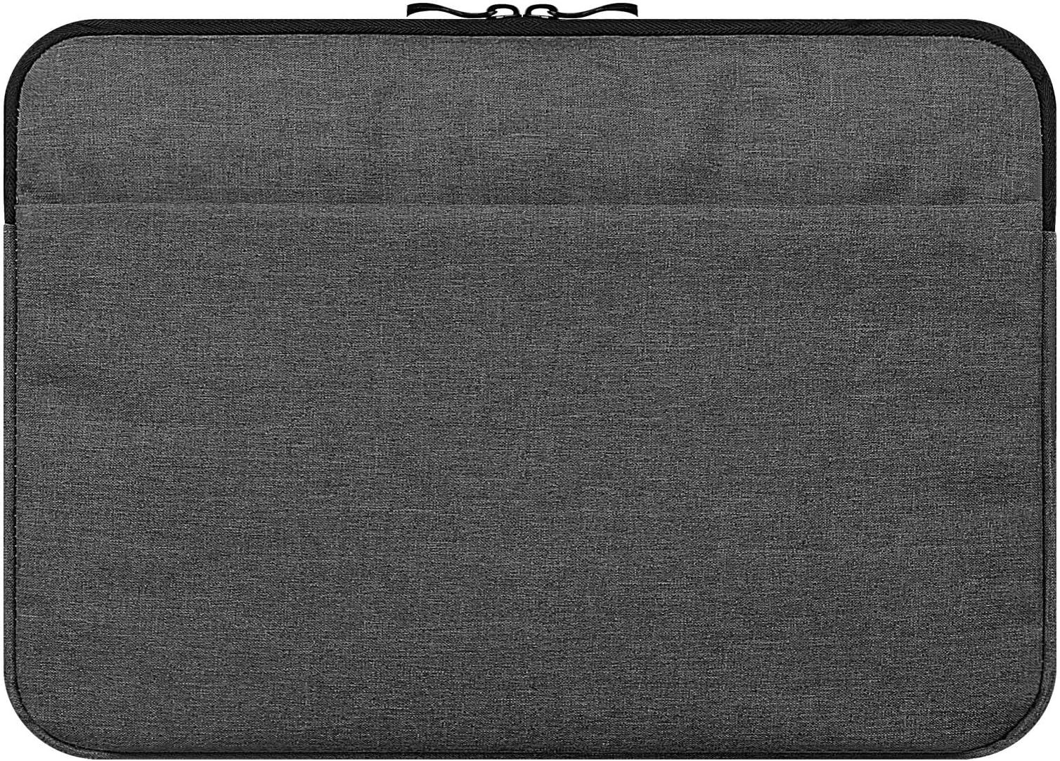 Loiee 11-12 Inch Tablet Case Cover Water Repellent Laptop Sleeve for 11.6-inch MacBook Air / New Macbook 12"/ Surface Pro 4,3/ Chromebook Ultrabook Bag,Dark Grey