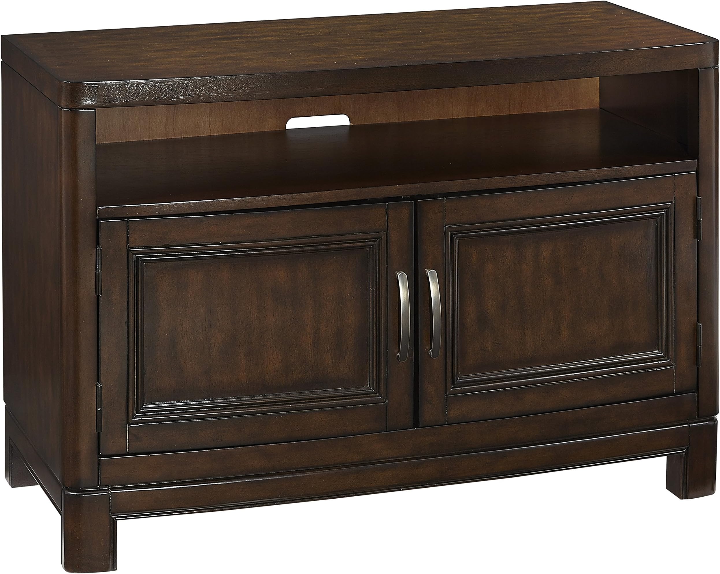 Home Styles Furniture Crescent Hill TV Stand by Home Styles, 44-Inch, Tortoise Shell Two-tone Finish