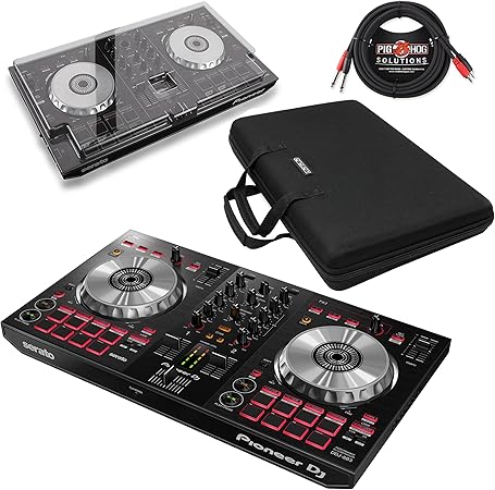 Pioneer Ddj Sb3 2 Kanal Serato Dj Controller Pig Hog Kabel With Cover Case Amazon De Musikinstrumente