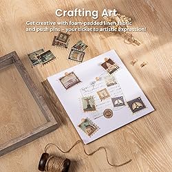 Califortree 5x5 Small Shadow Box Picture Frame with