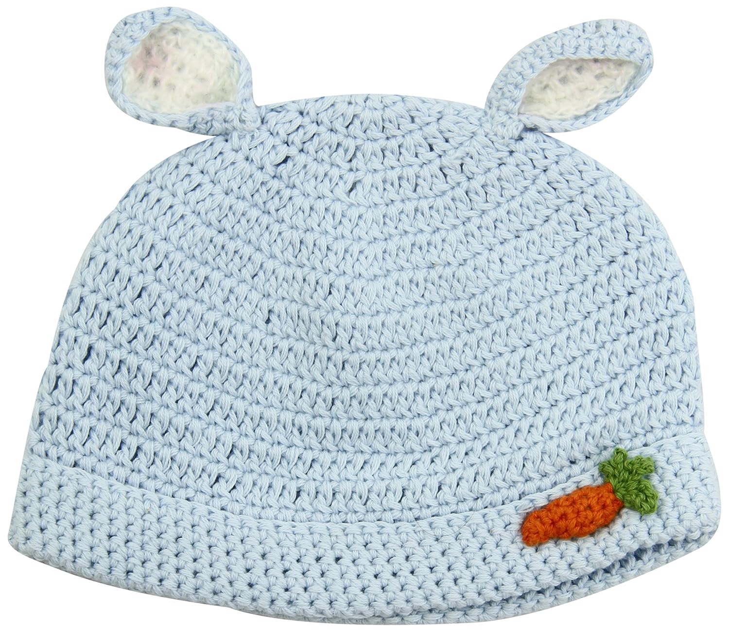Bunnies by the Bay 03 Months Bunny Beanie, Blue Baby