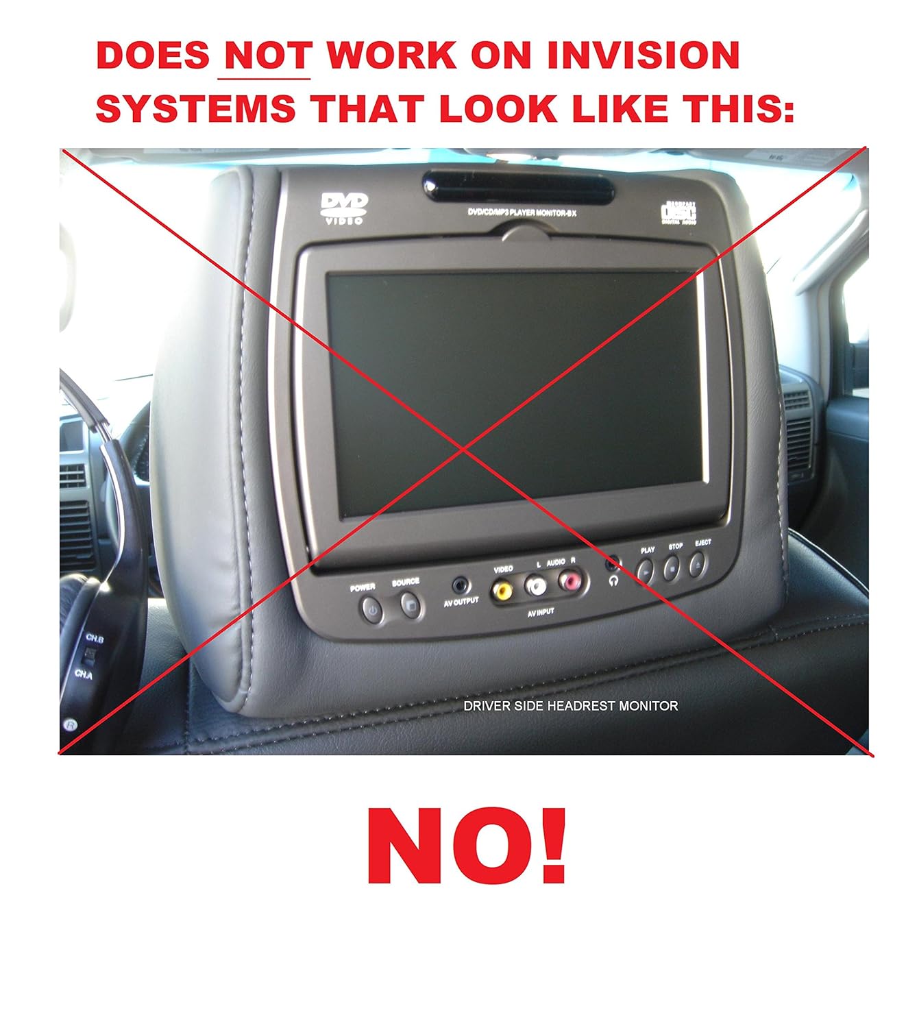 Amazon.com: 2 GM Headphones & Remote for Chevrolet Suburban, GMC Yukon,  Cadillac Escalade, Uplander, Tahoe, Acadia, Buick Enclave, Pontiac Montana  SV6, ...