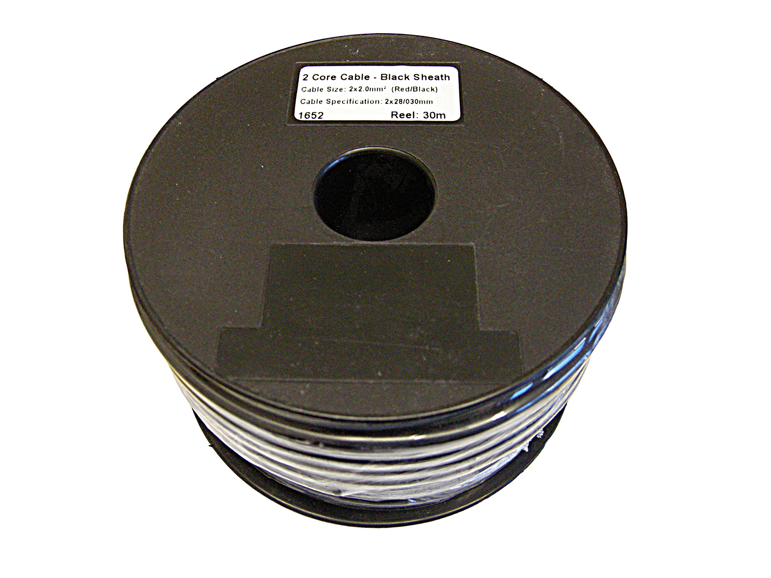 Tecniks 1652 17.5 A 30 m Twin Core Cable - Black/Red