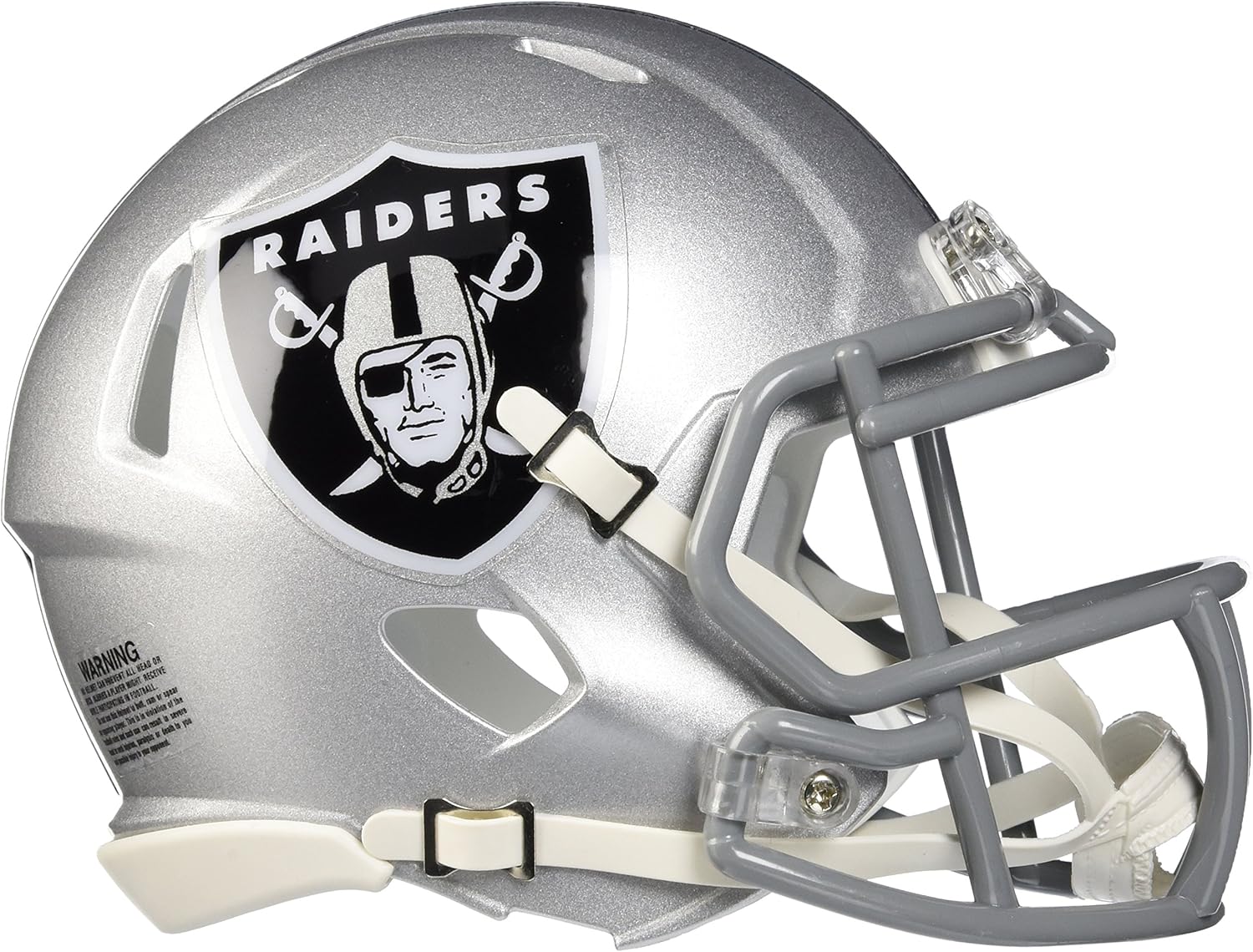 Riddell NFL Las Vegas Raiders Speed Mini Football Helmet : Sports Related Collectible Mini Helmets : Sports & Outdoors