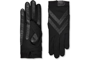 isotoner womens Water Repellent Touchscreen Spandex Shortie Gloves