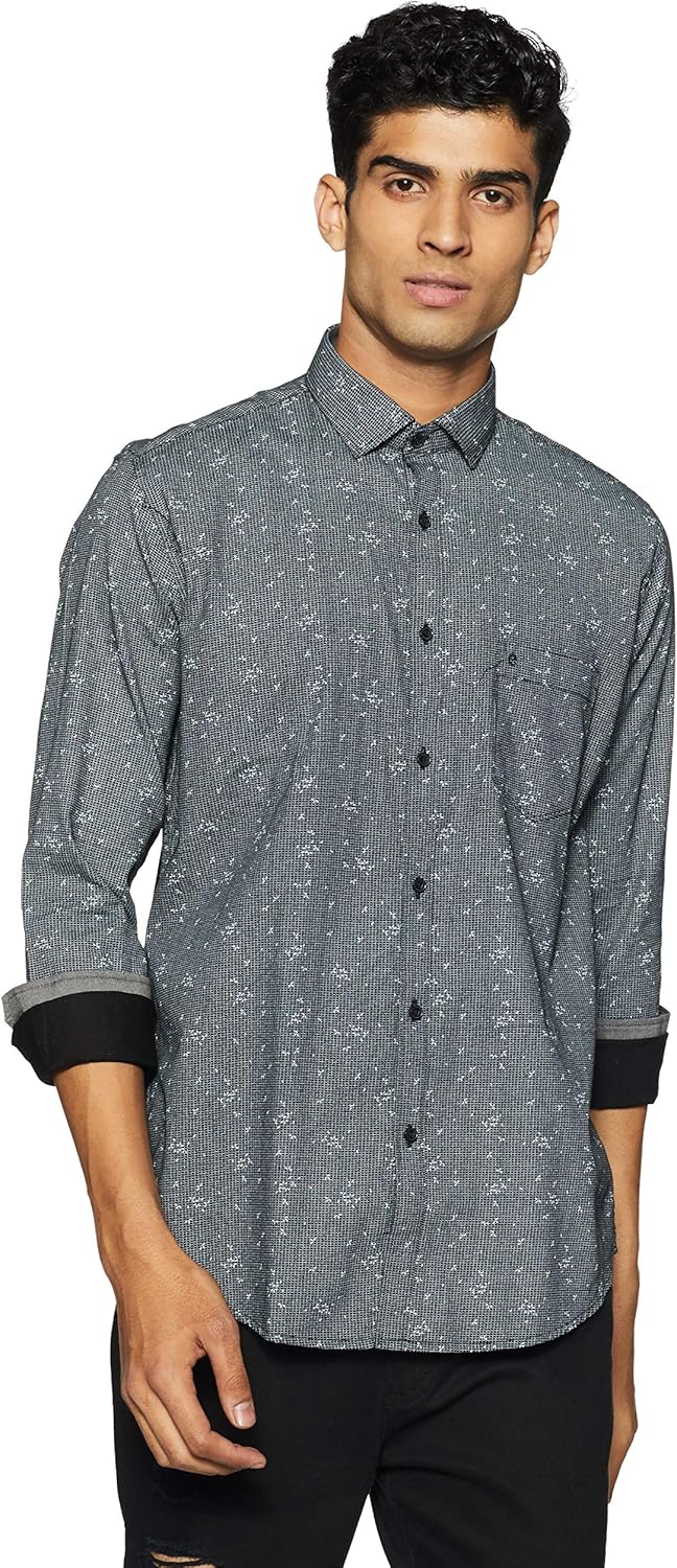 Killer Men's Printed Slim Fit Casual Shirt