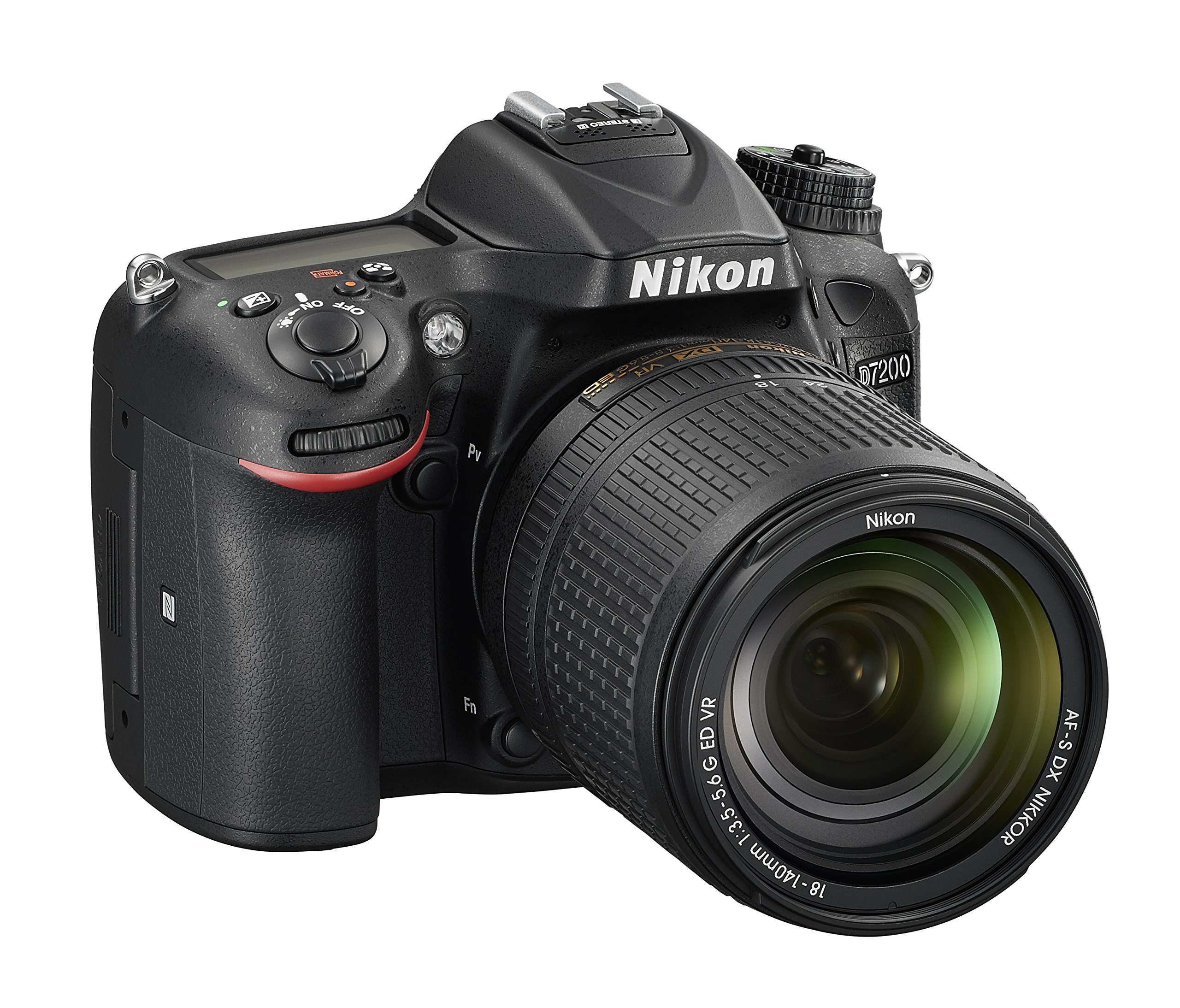 Nikon D7200 DX-format DSLR w/ 18-140mm VR Lens (Black