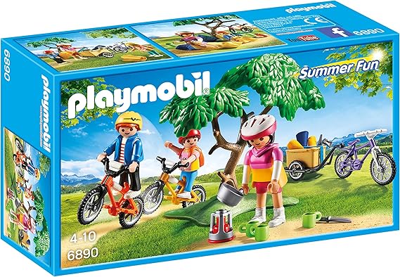 playmobil biking trip