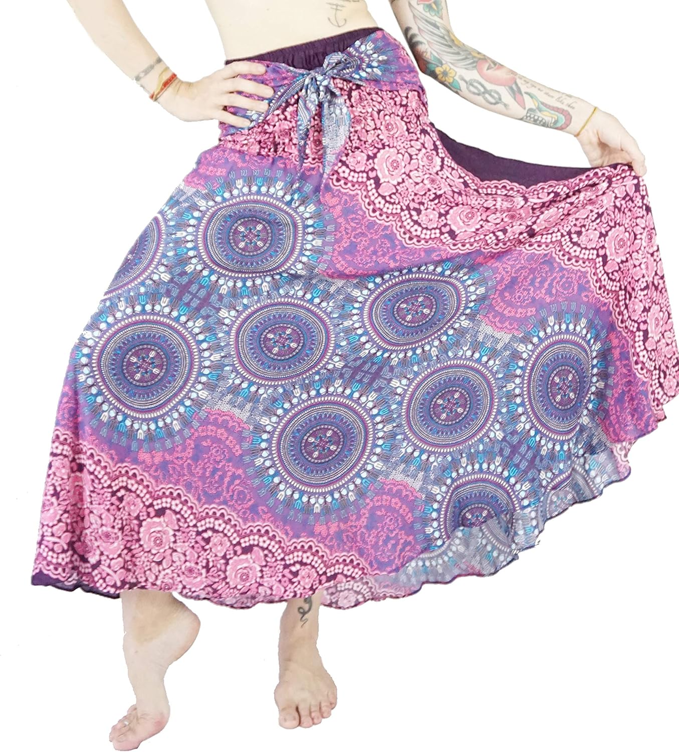 purple bohemian dress