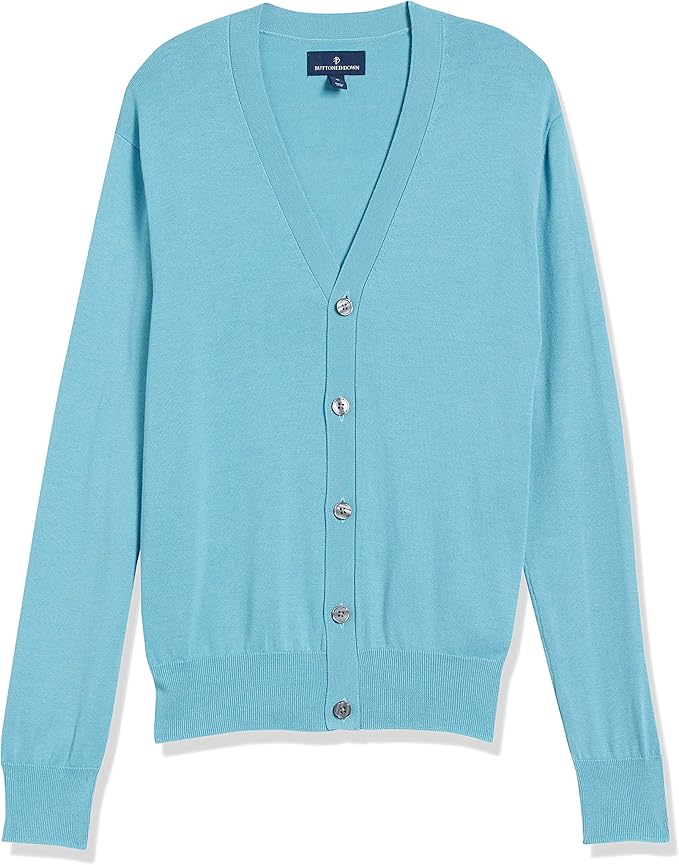 teal blue cardigan