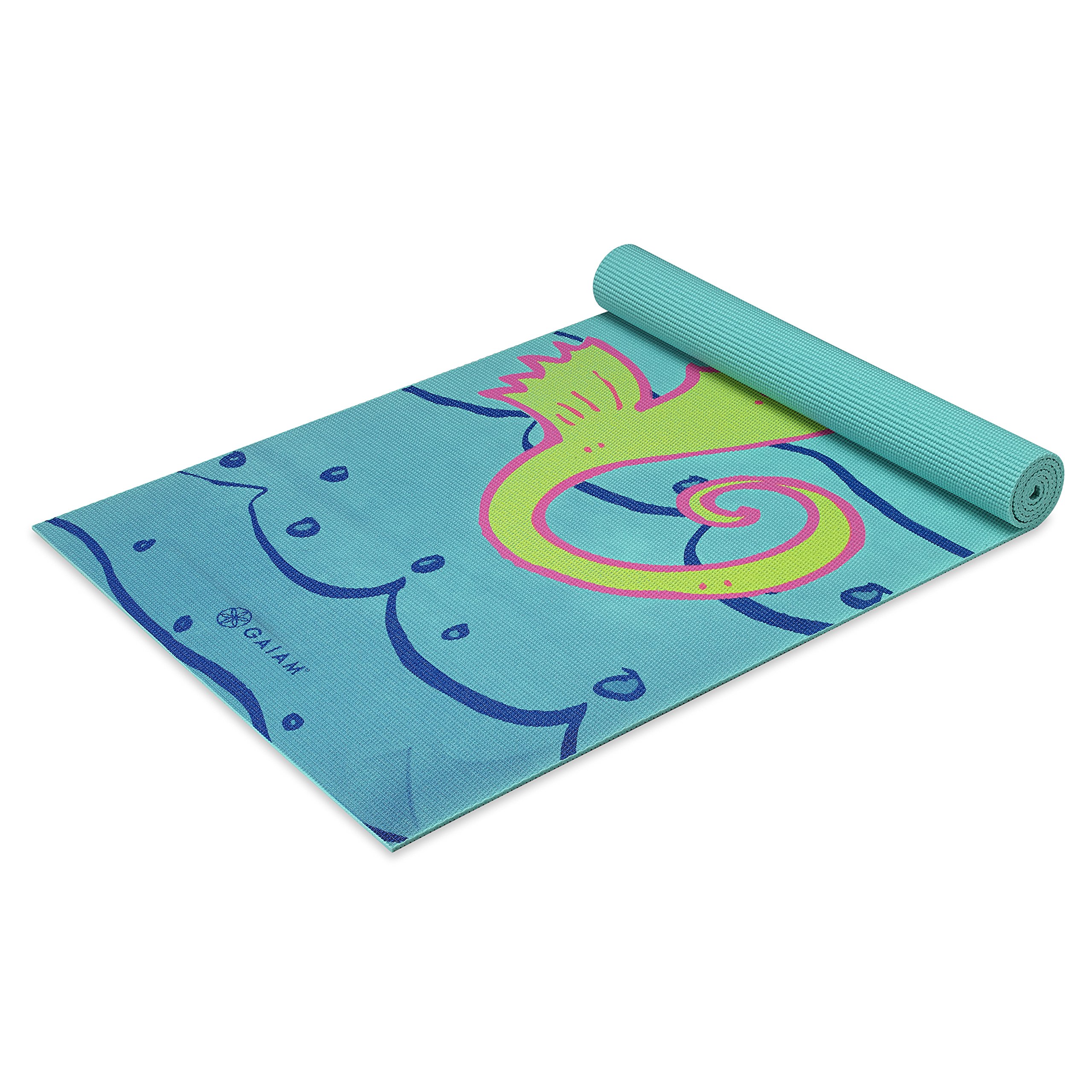 Gaiam Kids Yoga Mat Exercise Mat, Yoga for Kids with Fun Prints