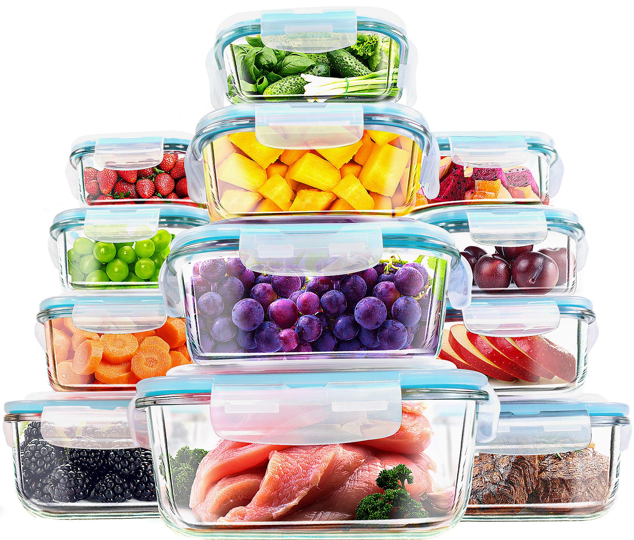 Buy Utopia Kitchen 24 Piece Glass Food Storage Container (12