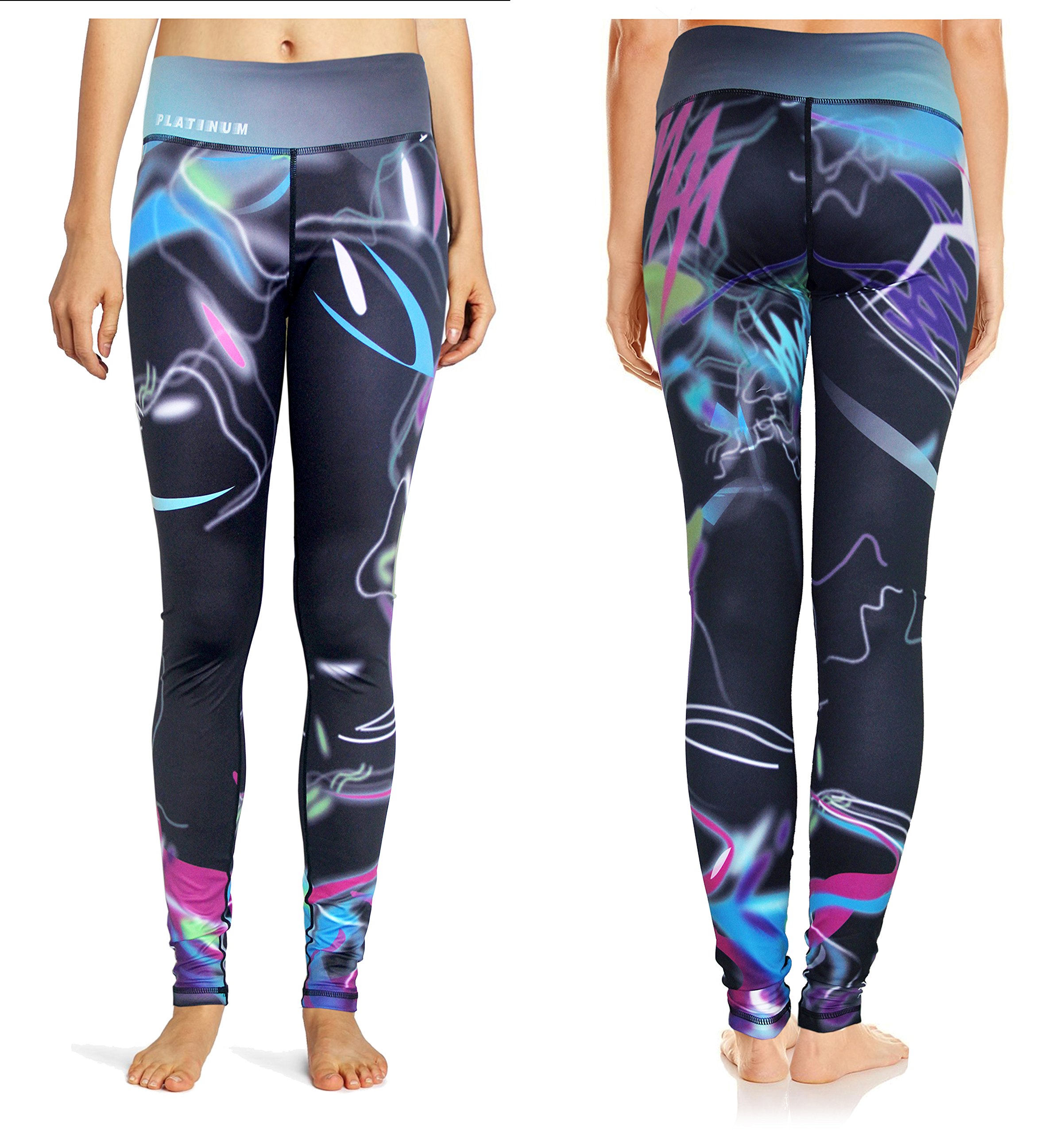 Platinum Sun Women's Swim Leggings UPF 30+ / 50+ with Printed Designs