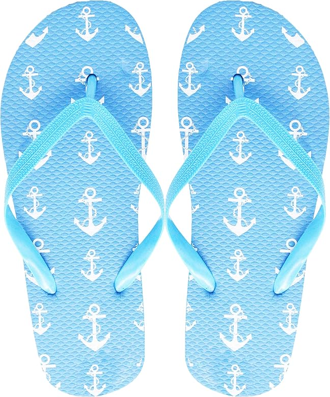 tiffany blue flip flops