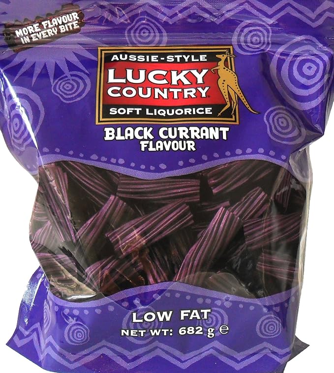 Lucky Country Soft Liquorice 682g (Black Currant, pack of 1) Amazon.co