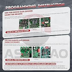 1 for M12 Gate Opener Remote 3-Years-Warranty