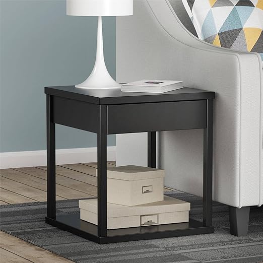 Mainstays Parsons End Table with Drawer, Multiple Colors