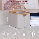 efluxy? Wait brand is efluky. Use efluky Laundry Basket 43L Foldable Handles view 2